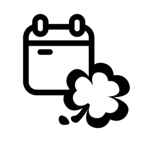 Piktogramm-Kalender-schwarz